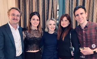 Tom Felton, Emma Watson, Evanna Lynch, Bonnie Wright et Matthew Lewis se sont retrouvés pour les fêtes.