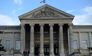 Un tribunal, en France. (illustration)