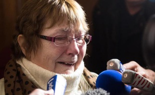 Yvette Bert, surnommée "Mamie Loto", le 6 novembre 2014 au tribunal correctionnel d'Arras