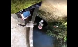 Un homme filmé en train de jeter des déchets dans la Chézine, à Nantes