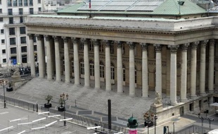 Le palais Brongniart, ancien siège de la Bourse de Paris