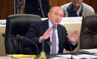 Le sénateur-maire PS de Lyon, Gérard Collomb, président de la Métropole de Lyon.