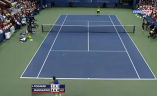 Adrien Mannarino, le 30 août 2014 à l'US Open