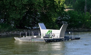 La première ferme hydrolienne fluviale, composée de 39 turbines, sera mise en service dans l'Ain en 2018.