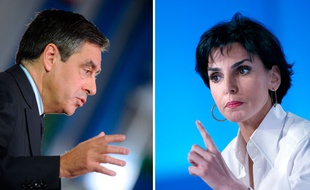 Montage photo de Rachida Dati et François Fillon.