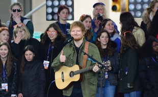 Ed Sheeran sur le plateau du Today Show le 8 mars dernier