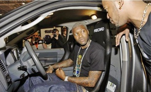 Djibril Cissé et Don Vebole, en 2008