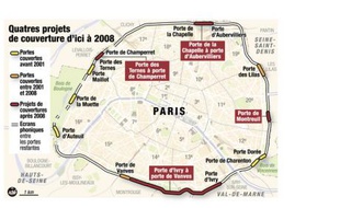 Les projets de couverture du périphérique parisien.