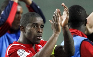 Le milieu lillois Rio Mavuba, après un match de Ligue 1 contre Saint-Etienne, le 10 mai 2011.