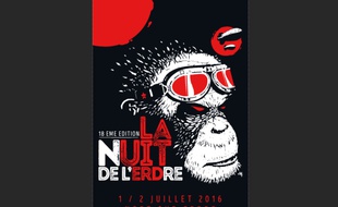 L'affiche de l'édition 2016 du festival de La Nuit de l'Erdre