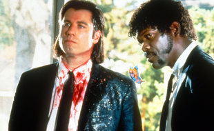 John Travolta et Samuel L. Jackson dans Pulp Fiction.