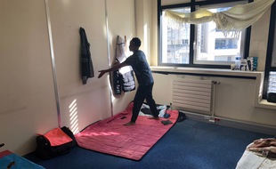 Environ 120 migrants occupent un immeuble de bureau désaffecté à Nantes