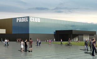 Image de la future salle de padel