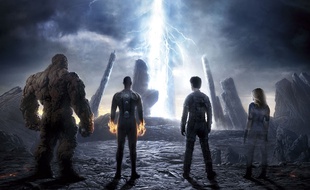 Une affiche pour les Quatre Fantastiques.