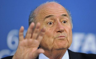 Sepp Blatter, le président de la FIFA, le 25 mai 2012, à Budapest.