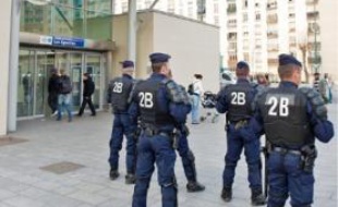 La présence policière a été renforcée près des Courtilles.