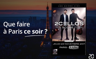 2Cellos sera ce soir au Zénith.
