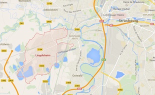 Lingolsheim dans le Bas-Rhin, au sud de Strasbourg.