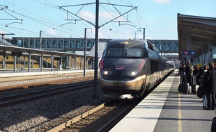 Un train en gare (photo d'illustration).