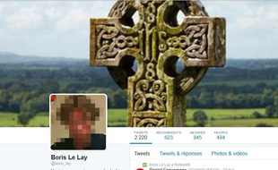 Capture d'écran du compte Twitter de Boris Le Lay.