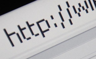 URL sur un navigateur Internet.
