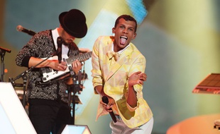 Stromae sur la scène des Victoires de la musique vendredi 13 février.