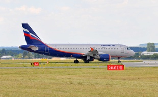 Illustration d'un appareil de la compagnie aérienne russe Aeroflot.