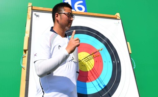 Kim Woojin à Rio lors des premières épreuves des JO 2016.