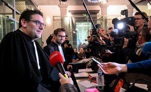 Stéphane Daquo et Marc Bailly, les avocats de Willy Bardon, le 21 novembre 2019.