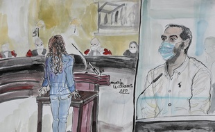 Nordahl Lelandais lors du second jour de son procès devant les assises de la Savoie.