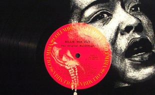 Un vinyle de Billie Holiday.