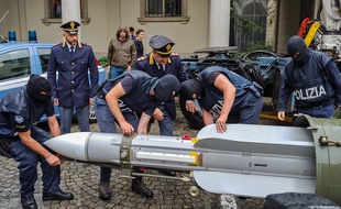 Missile retrouvé par la police italienne