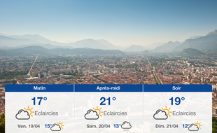 Météo Grenoble: Prévisions du jeudi 18 avril 2019