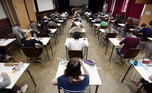 Des candidats au bac le 16 juin 2014 à Strasbourg