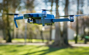 Un drone. Illustration.