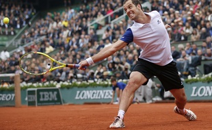 Richard Gasquet face à Andy Murray en quarts de finale de Roland-Garros, le 1er juin 2016.