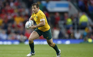 Le demi d'ouverture de l'Australie Bernard Foley le 10 octobre 2015.