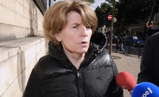 Claire Thibout, ex-comptable de Liliane Bettencourt, à la sortie du tribunal de Bordeaux le 8 juin 2012