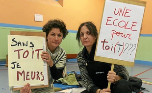 A l'école Gilbert-Dru, Magali et Mariella se mobilisent ardemment.