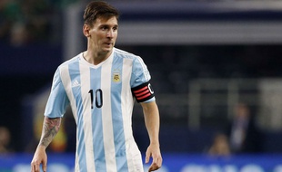 Lionel Messi lors du match entre l'Argentine et le Mexique le 8 septembre 2015.