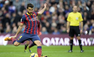 Cesc Fabregas avec le FC Barcelone, le 23 novembre 2013.