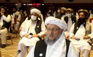 Le chef de la délégation talibane à Doha, Abdul Salam Hanafi.