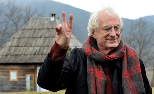 Bertrand Tavernier, le 23 janvier 2015, à Kustendorf, en Serbie.