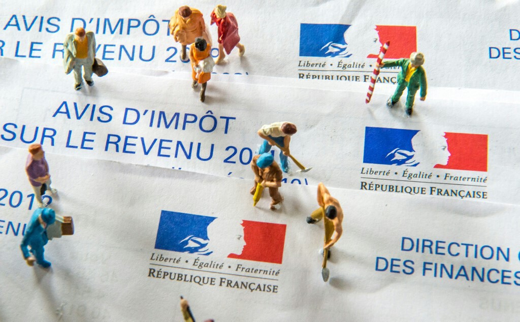 Une feuille de déclaration de revenus. (illustration)