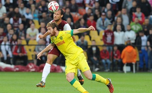 L'attaquant vénézuélien Fernando Aristeguieta face à Metz.
