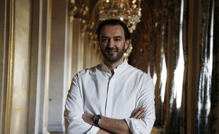 Cyril Lignac à l'Hôtel de ville de Paris, le 16 janvier 2016.