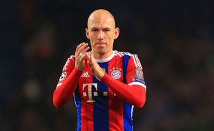 Arjen Robben lors du match entre Manchester City et le Bayern Munich le 25 novembre 2014.