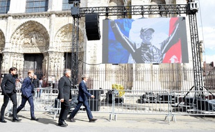 Les obsèques du pilote automobile Anthoine Hubert, le 10 septembre à Chartres.