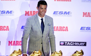 L'attaquant du Real Madrid Cristiano Ronaldo, le 13 octobre 2015, à Madrid.
