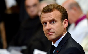 Emmanuel Macron, le 26 juin 2018 au Vatican.